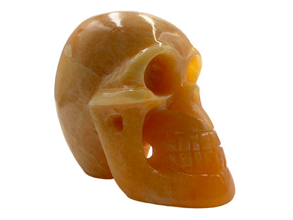 Orange Calcite Skull