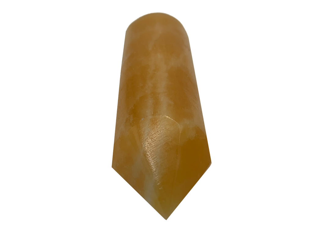 Orange Calcite  6 Sided Towers