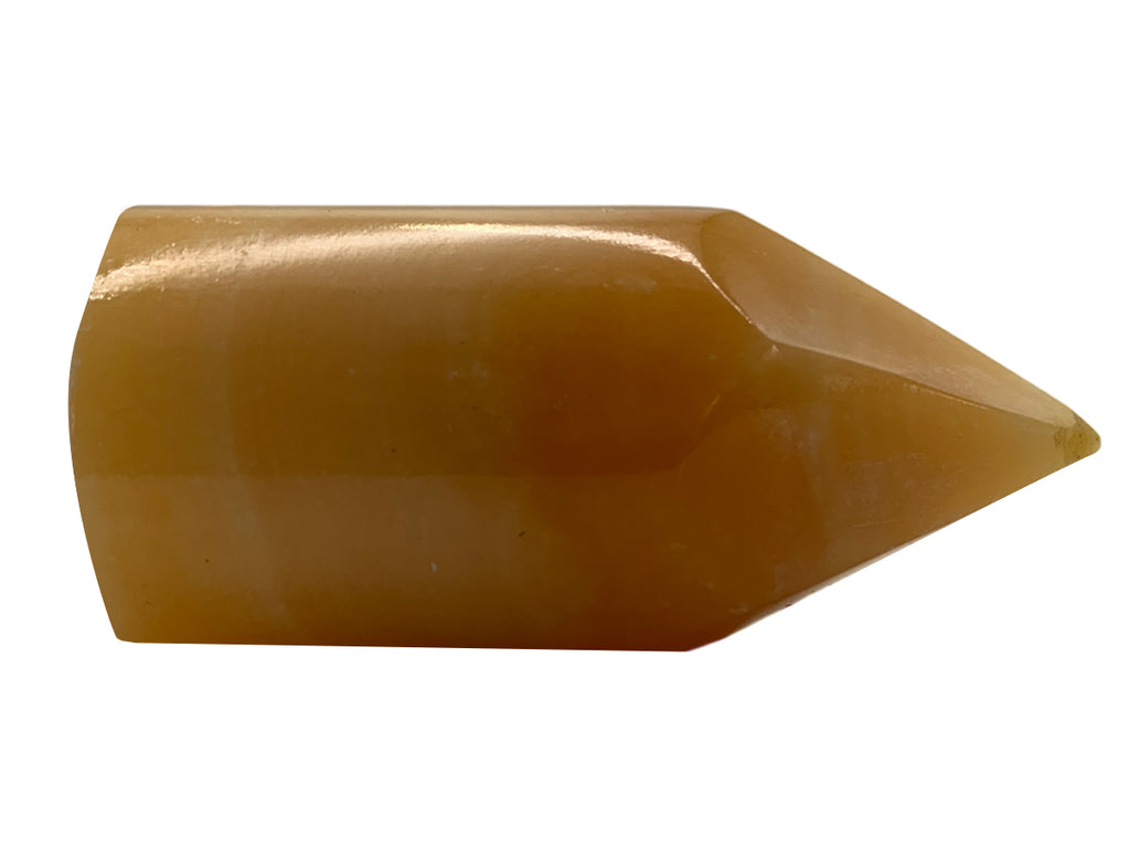 Orange Calcite  6 Sided Towers