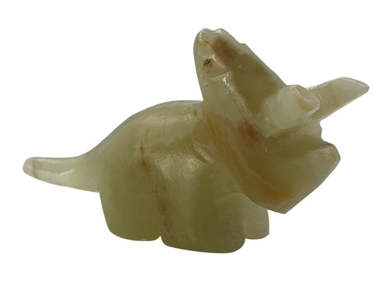 Green Onyx Triceratops