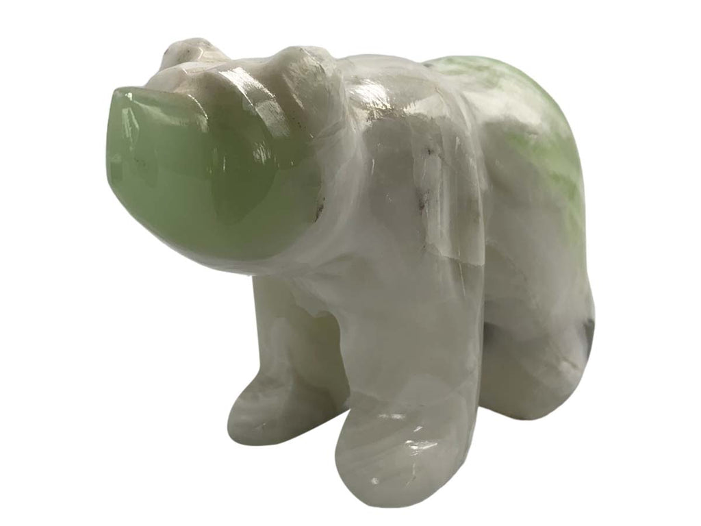 Green Onyx Grizzly Bear