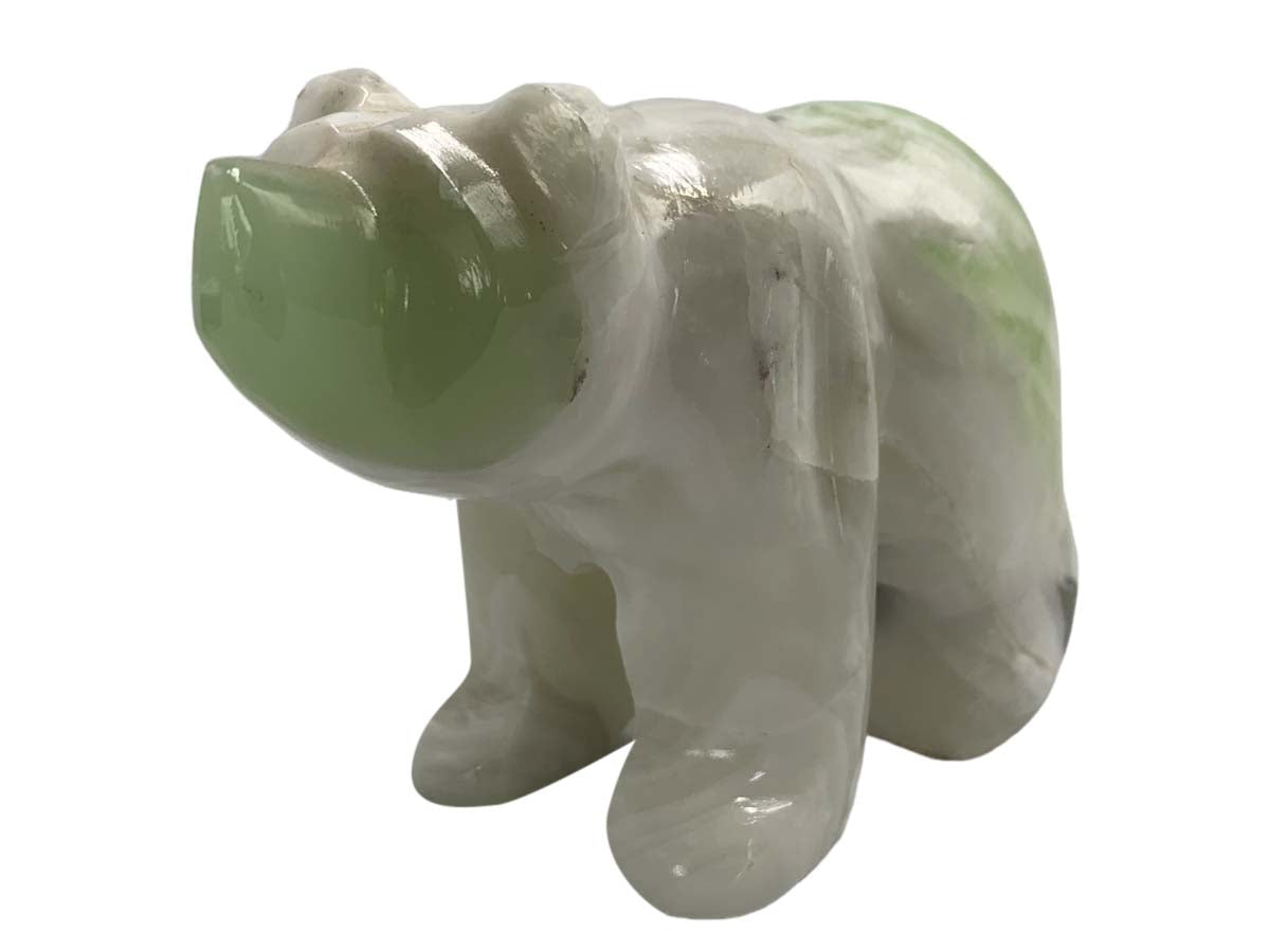 Green Onyx Grizzly Bear