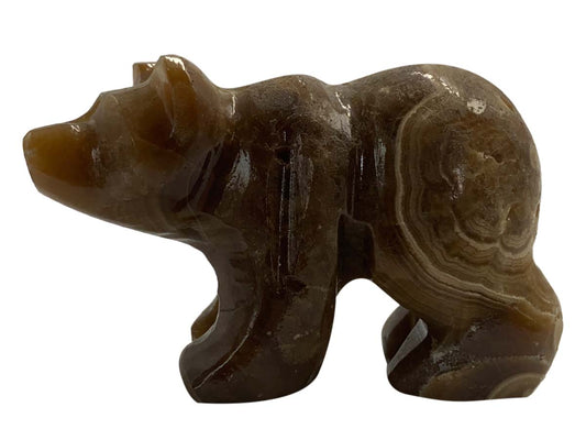 Brown Onyx Grizzly Bear