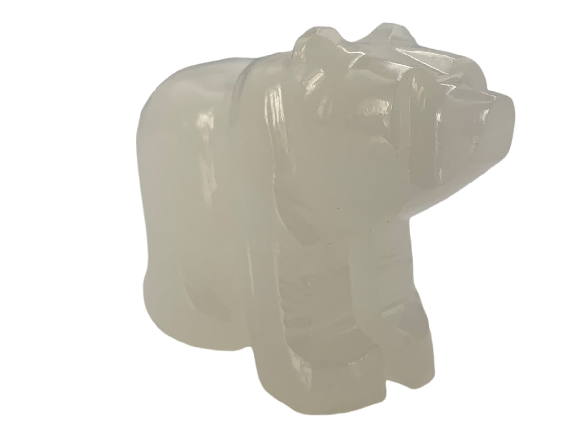 White Onyx Grizzly Bear