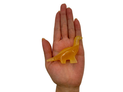 Orange Calcite Apatosaurus