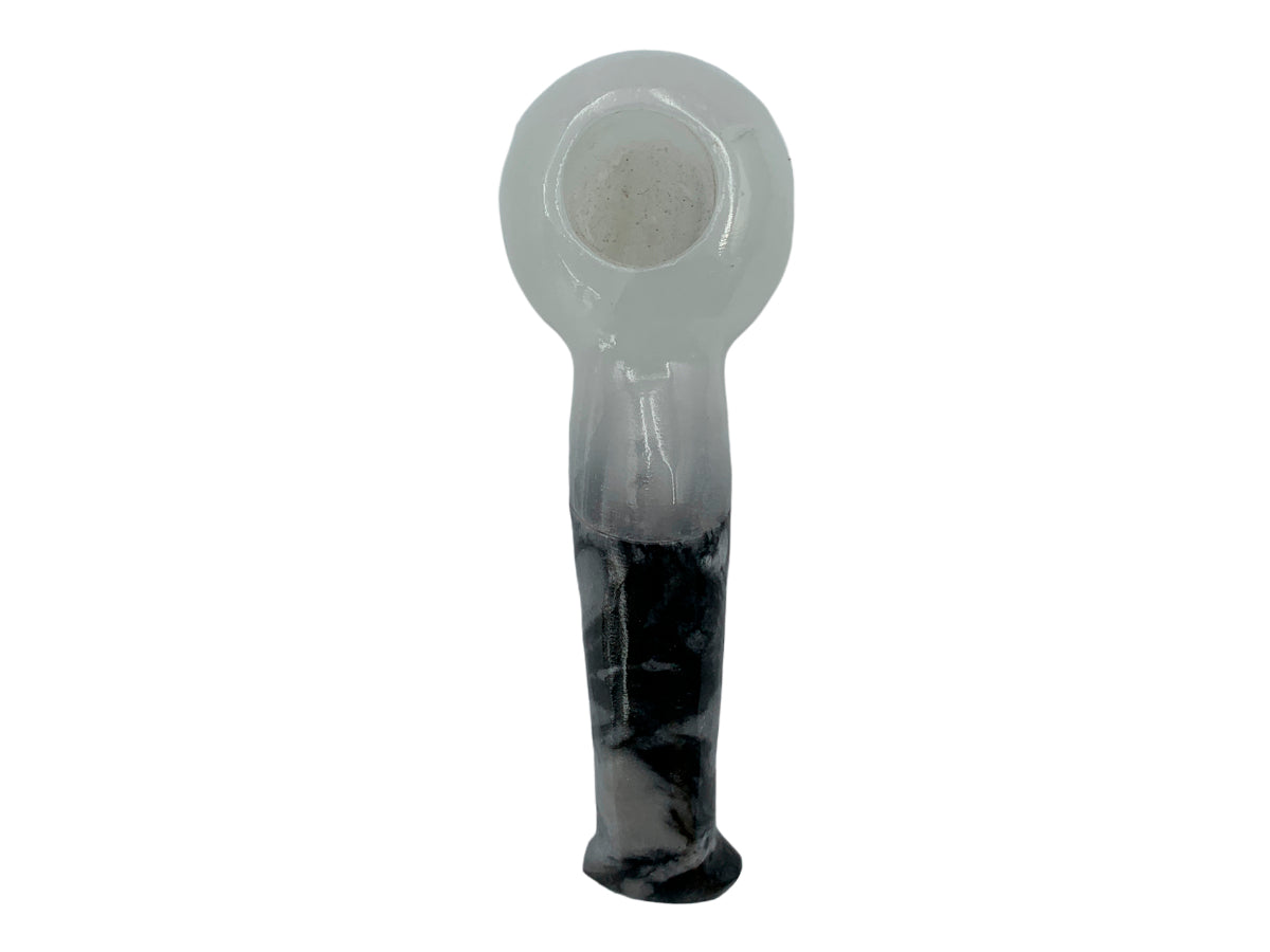 Black and White Onyx  Gentleman's Pipe