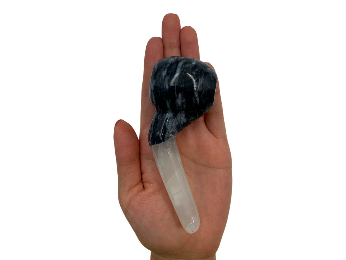 Black and White Onyx  Gentleman's Pipe