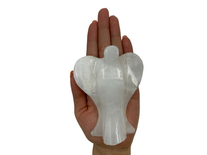 White Onyx Angel Polished