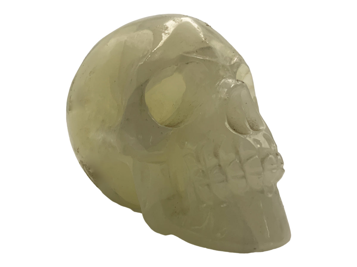 White Onyx Skull