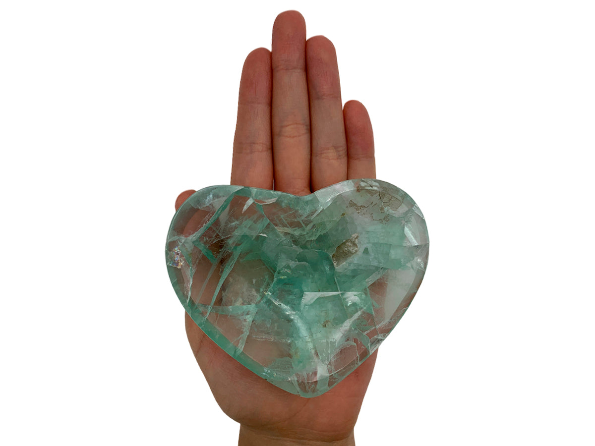 Fluorite Heart Snack Bowl