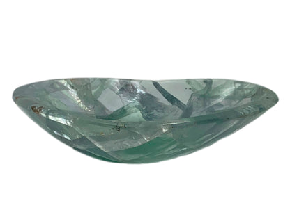 Fluorite Heart Snack Bowl