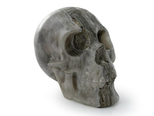 Gray Onyx Skull
