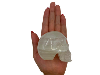 White Onyx Skull