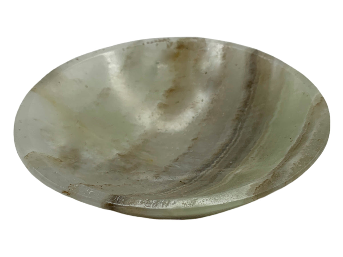 Green Onyx Circular Bowl