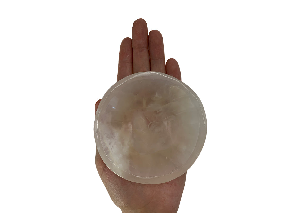 White Onyx Circular Bowl