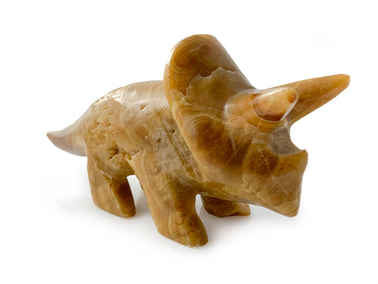 Brown Onyx Triceratops