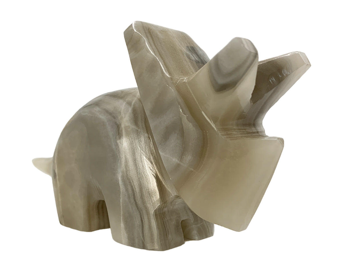 Gray Onyx Triceratops