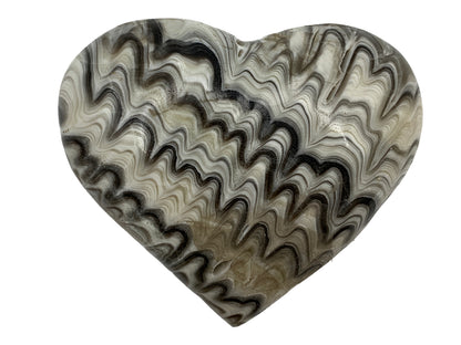 Zebra Onyx Heart