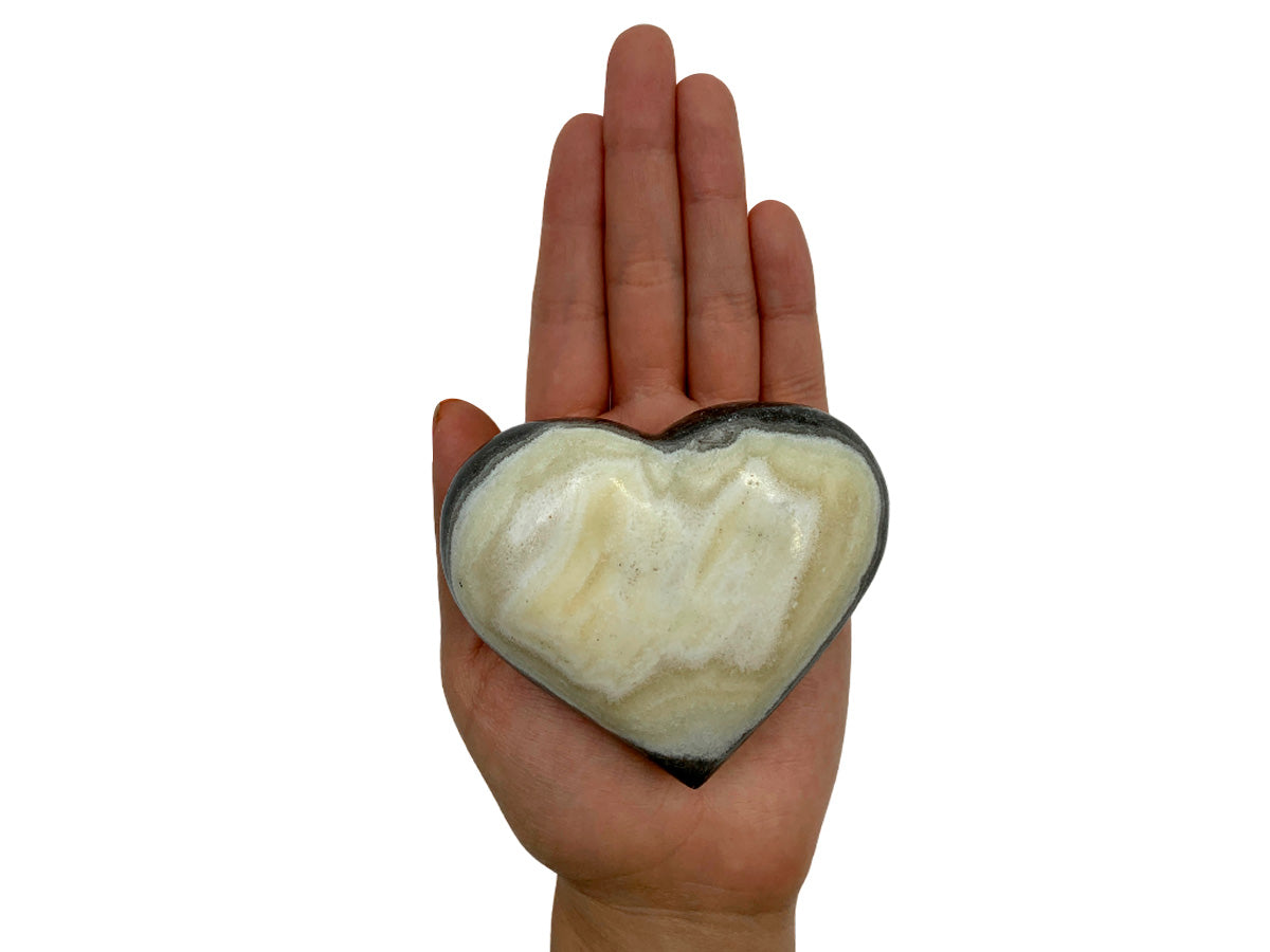 Zebra Onyx Heart