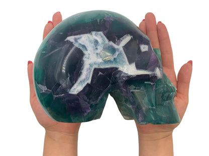 Fluorite Skull