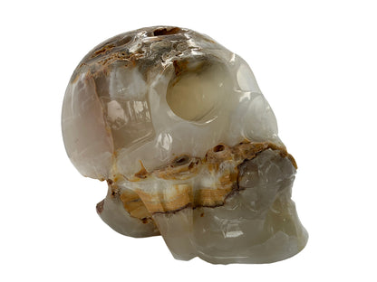 White Onyx Skull