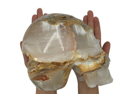 White Onyx Skull