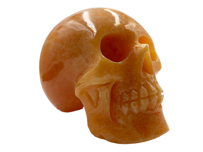 Orange Calcite Skull