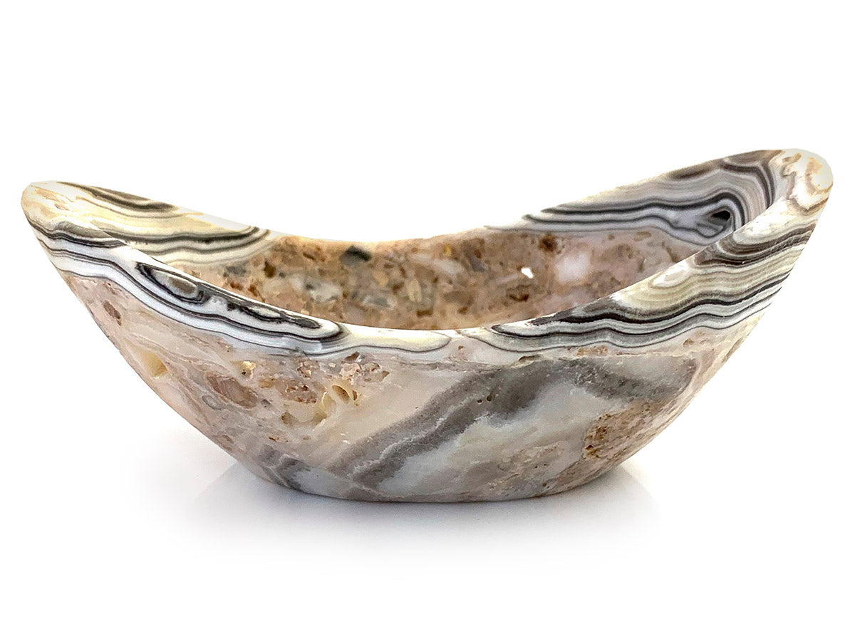 Zebra Onyx Crib Bowl