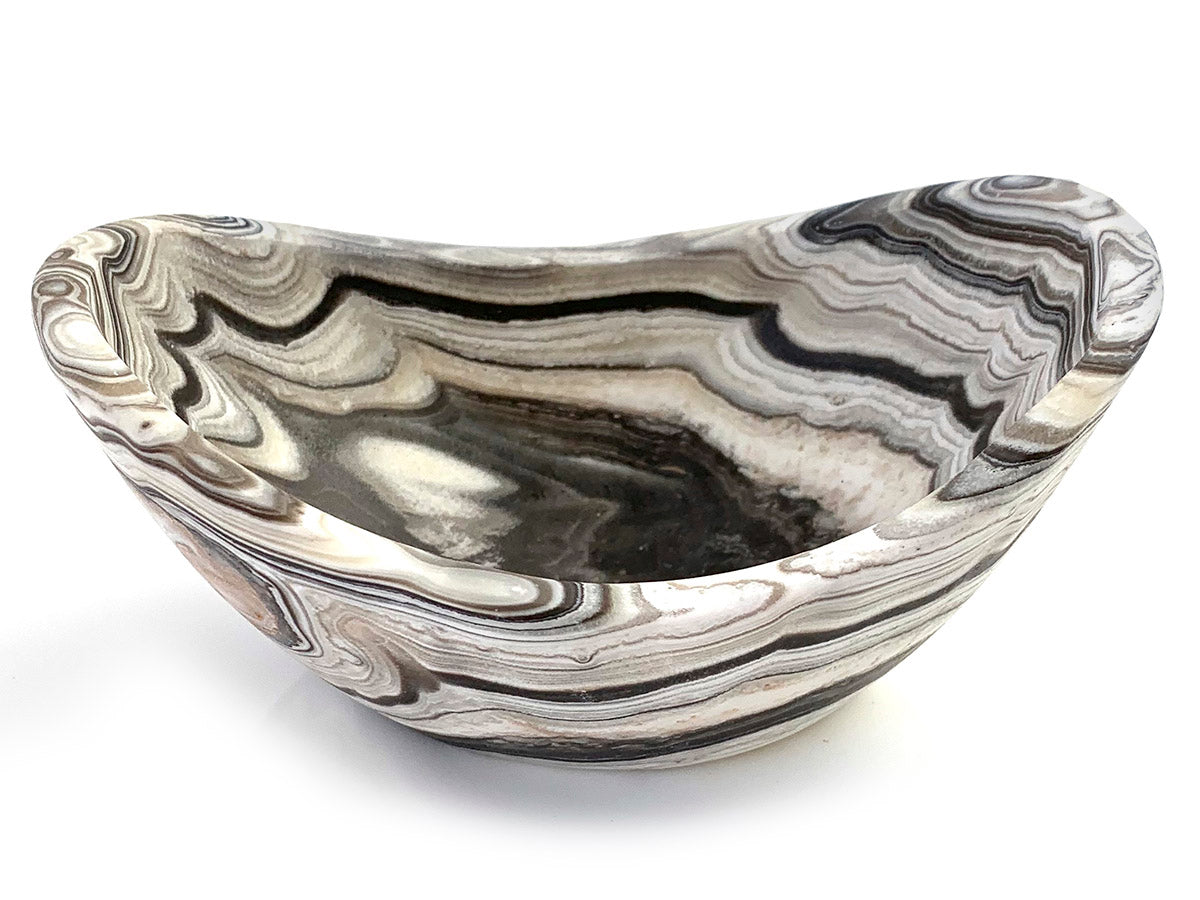 Zebra Onyx Crib Bowl