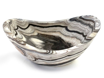 Zebra Onyx Crib Bowl