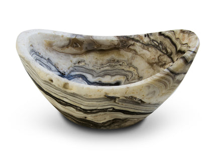 Zebra Onyx Crib Bowl