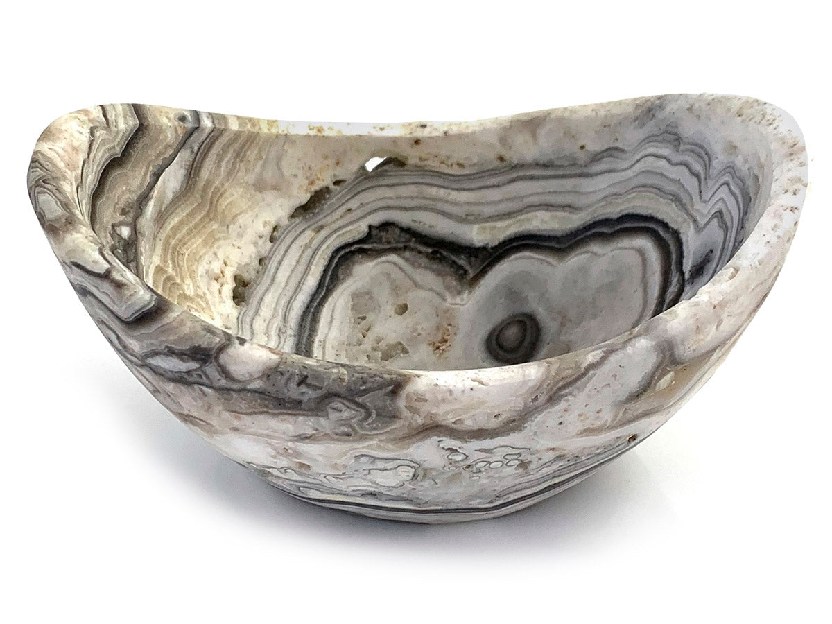 Zebra Onyx Crib Bowl