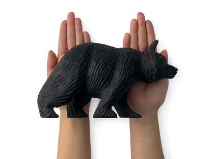 Black onyx grizzly bear