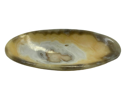 Zebra Onyx Oval Bowl