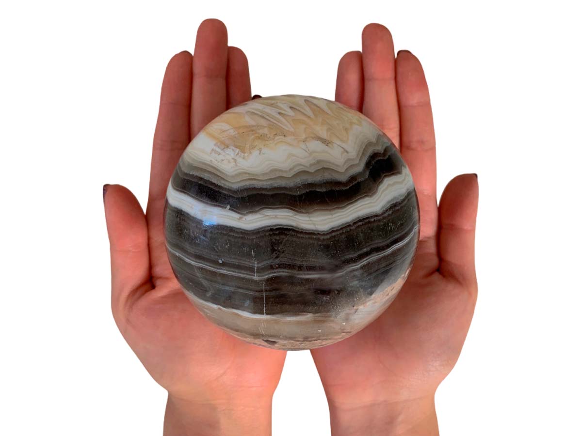 Zebra Onyx Sphere