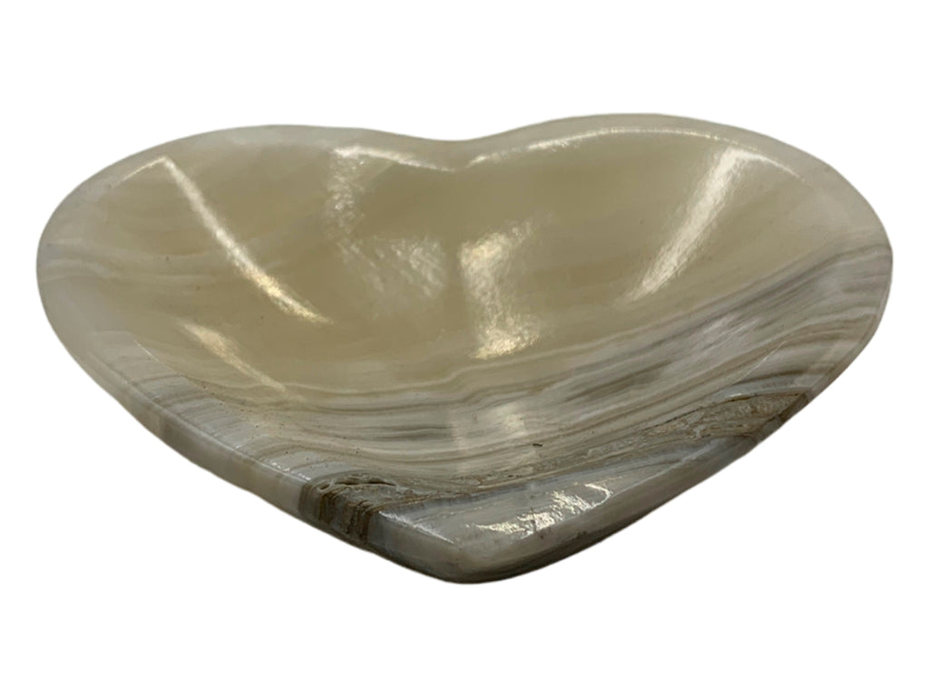 Gray Onyx Heart Bowl