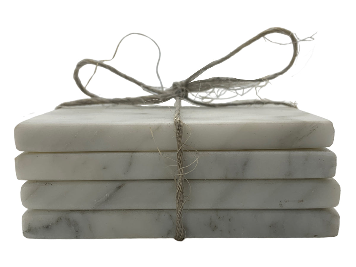 White Marble Coaster