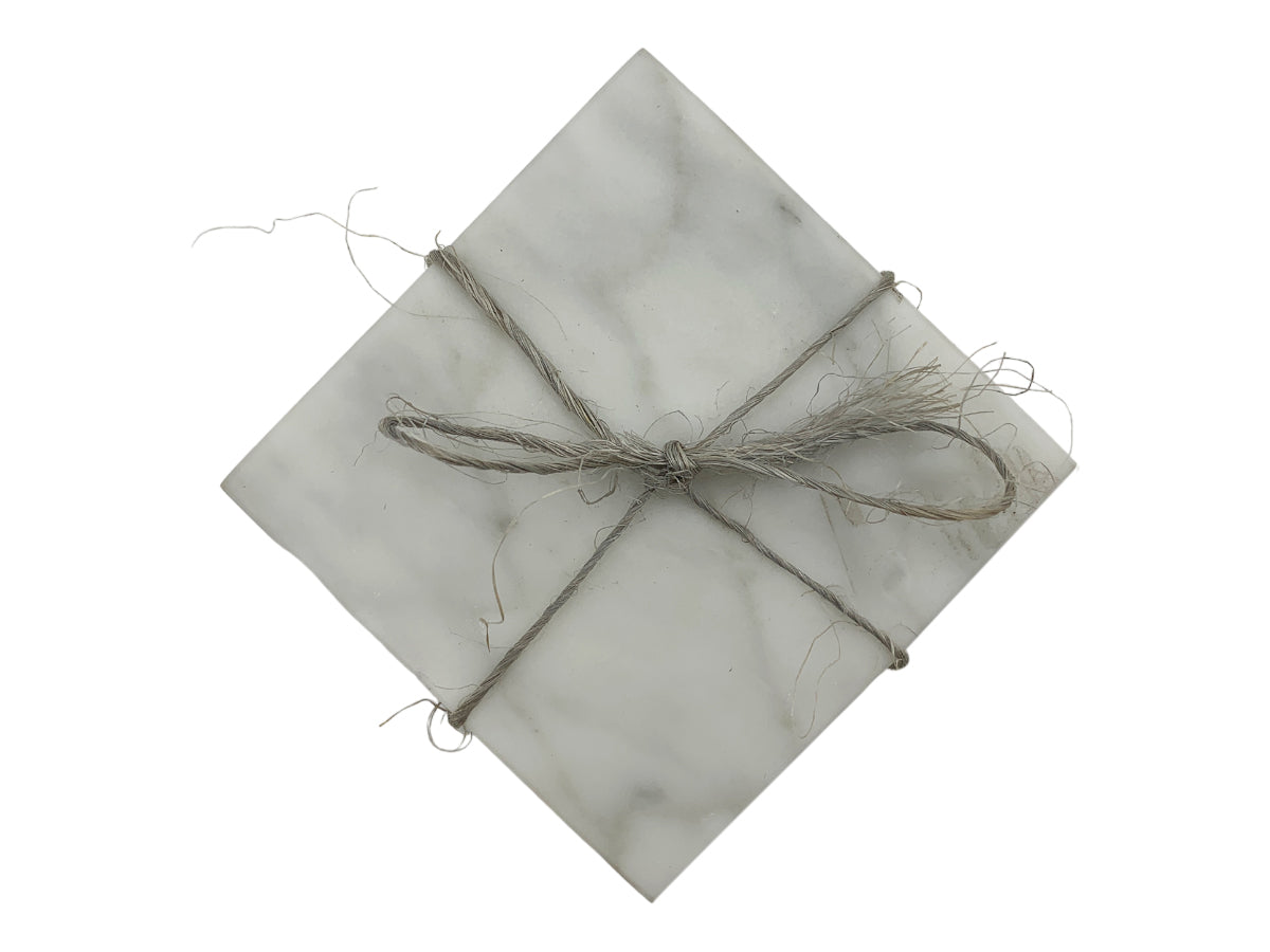 White Marble Coaster