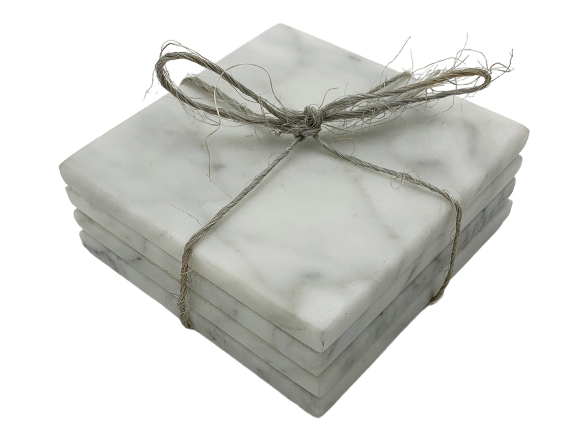 White Marble Coaster