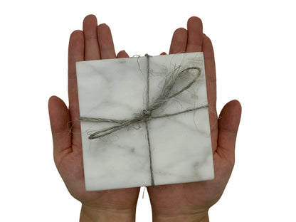 White Marble Coaster