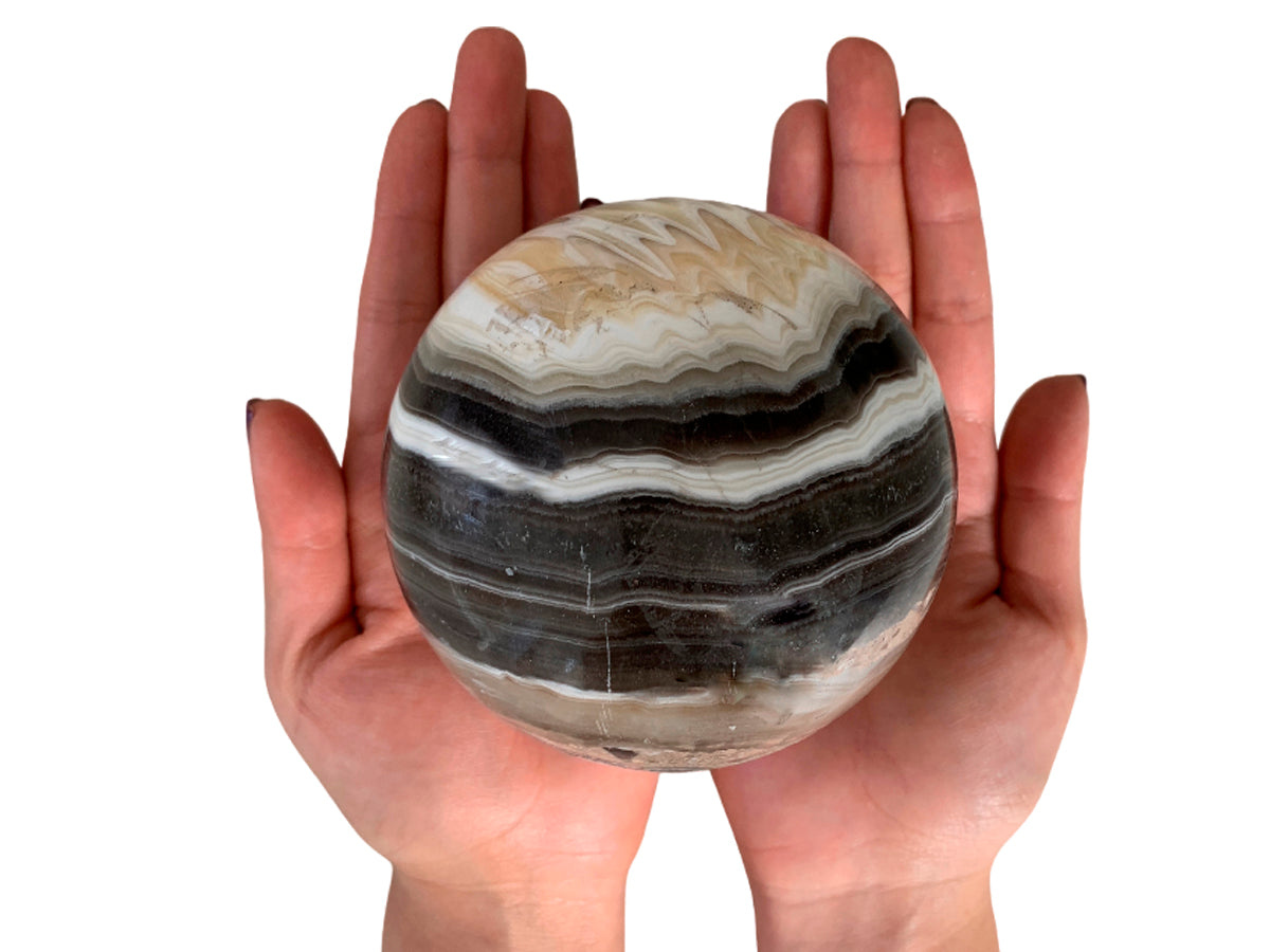 Zebra Onyx Sphere