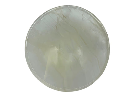 White Onyx Circular Bowl