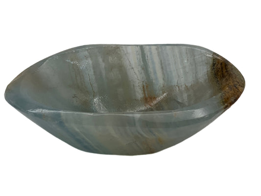 Blue Onyx Irregular Snack Bowl