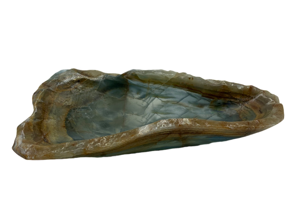Blue Onyx Irregular Snack Bowl