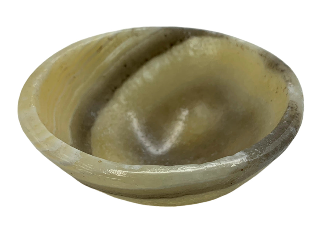 Zebra Onyx Circular Bowl