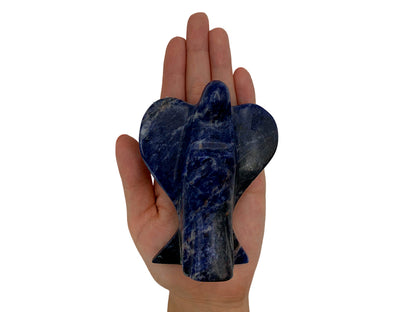 Sodalite Angel Polished  7.5X4X10 Cm