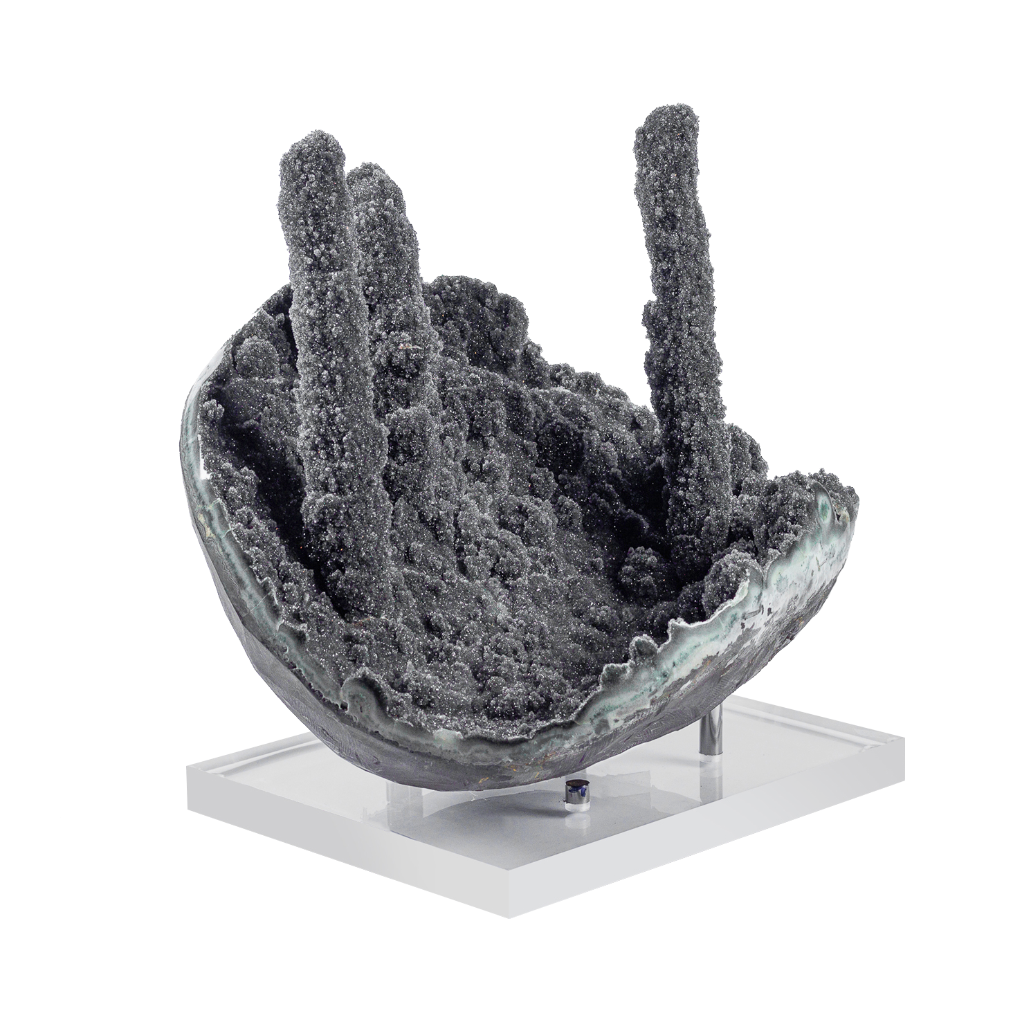 Stalactite amethyst specimen Stalactite amethyst specimen 15x11.5x16 in.
