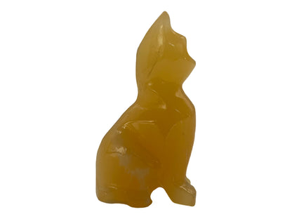 Orange Calcite Cat