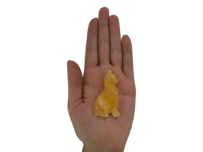 Orange Calcite Cat