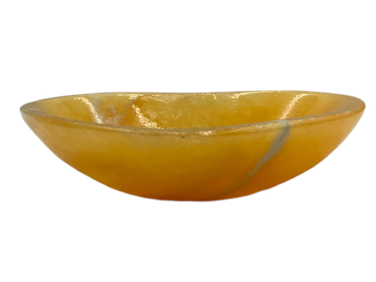 Orange Calcite Heart Bowl